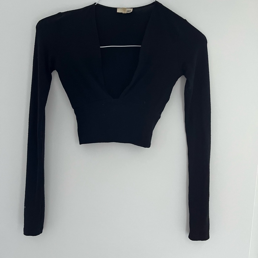 Wilfred Deep V Neck Top